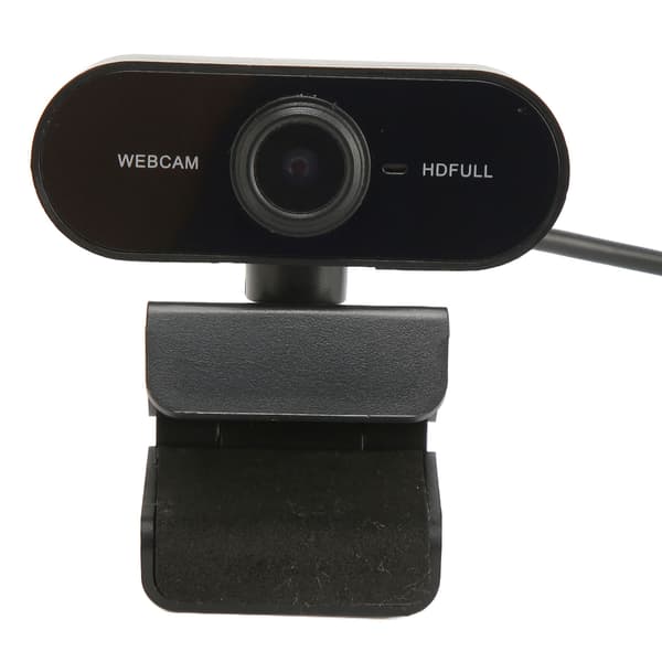 Webcam Multifunktionel 1080P HD USB-computerwebcam med mikrofon til videoopkald, konferencer, streaming