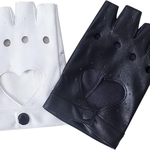 Danganronpa Hvid & Sort Monokuma Cosplay Halloween Handsker Cosplay Tilbehør KLB