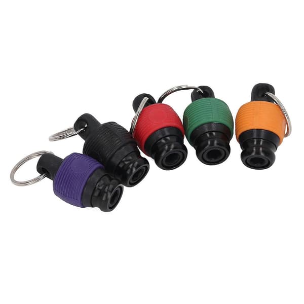 Screwdriver Bit Holder Keychain 6pcs 1/4in Screwdriver Drill Tool Outdoor Accessories