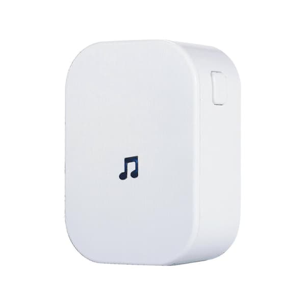Plug-in Chime for Wireless Video Doorbell Entry Chime with Adjustable Volume Music Selection [DB]