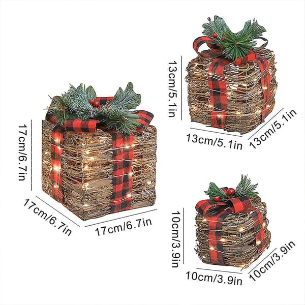 Christmas Gift Box Window and Yard Decoration Props