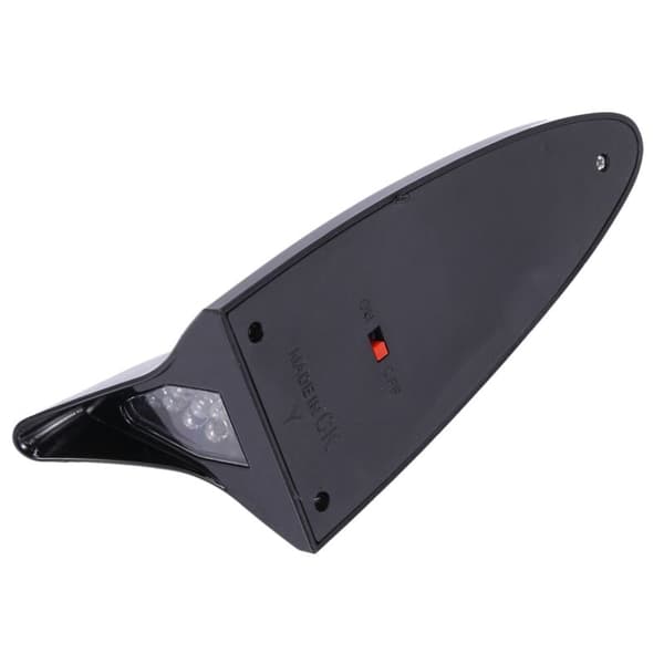 Solcelledrevet LED-strobelys baklys Spoiler Antikollisjonsvarsel Bilstyling Antenne