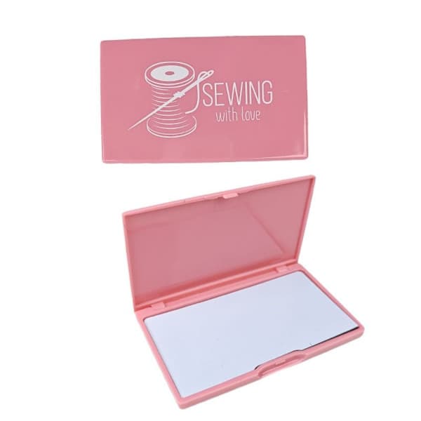 Magnetic Needle Storage Box Sewing Needle Storage Case Pink Pink