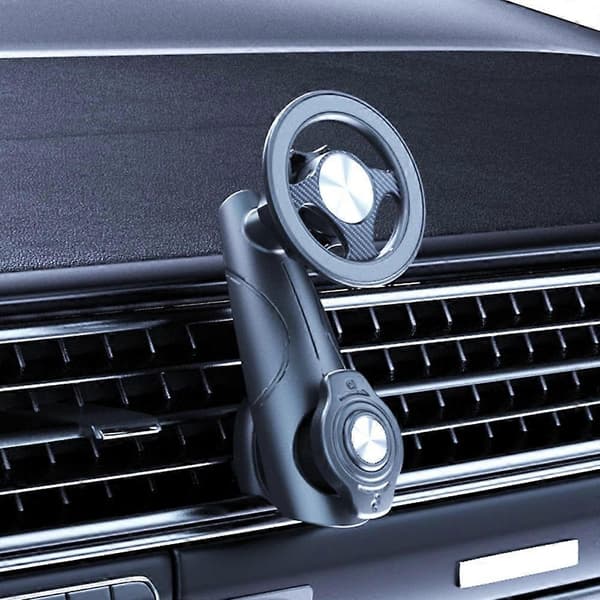 Roterende magnetisk biltelefonholder til bilens luftventil mobiltelefonnavigationsbeslag