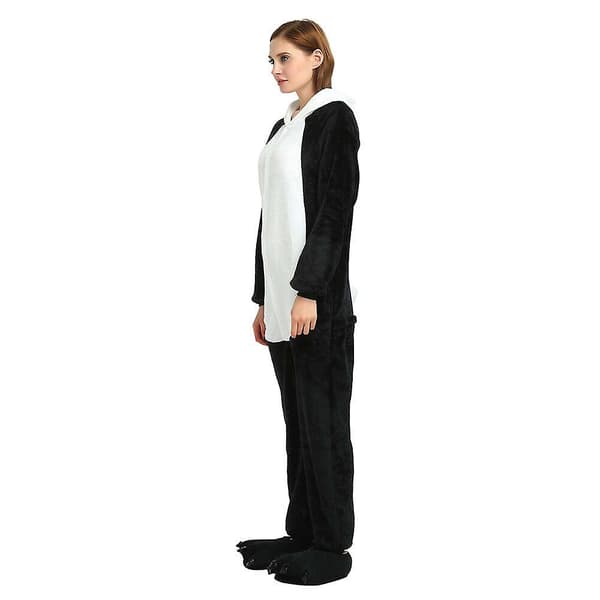 Panda Klær Pyjamas Overall Jumpsuit Dyrehettegenser_yux