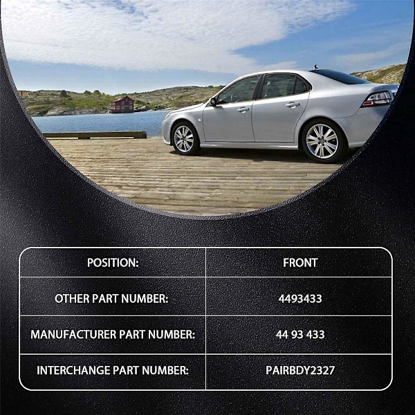 x set fönsterhiss guide rulle för Saab 9-5 9-3 900