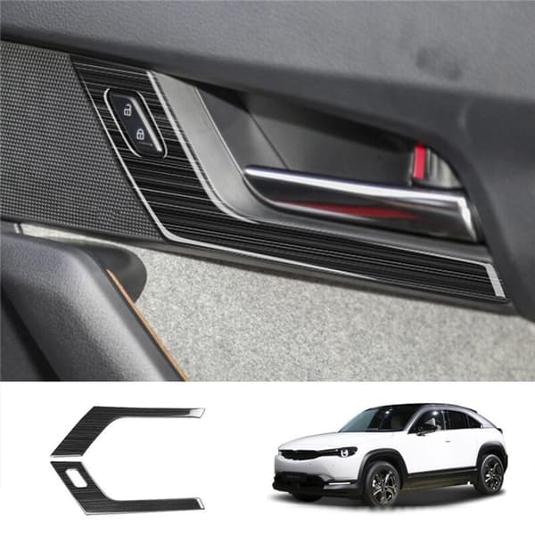 For 2022 MX30 MX-30 Bil Interiør Dørhåndtak Panel Dekor Stripe Cover Trim Dekal RHD