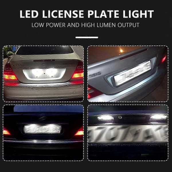 LED-skiltlys feilfritt for W203 5D W211 R171 W219[DB]