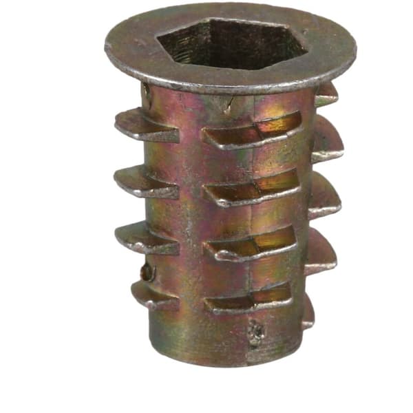 20 stk M6X 15mm sekskantbolt gevindmøtrik til træ