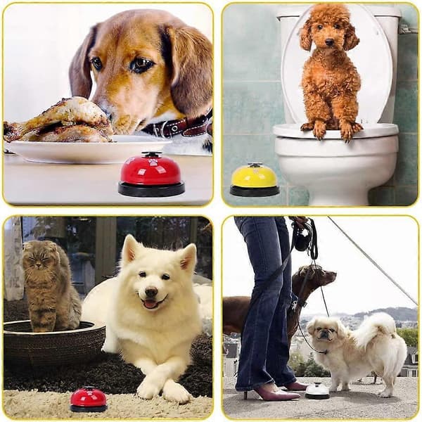 Dog Training Bell, 3 Pack Puppy Training Bell, Outdoor Interactive Toys, Pet Communication Device