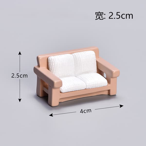 18 mini sofaer, sofaborde, minilandskab, bonsai, kødpynt