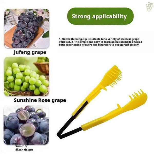 Grape Blossom Thinning Clip Pruning Tool for Seedless Grapes Good Flexibility