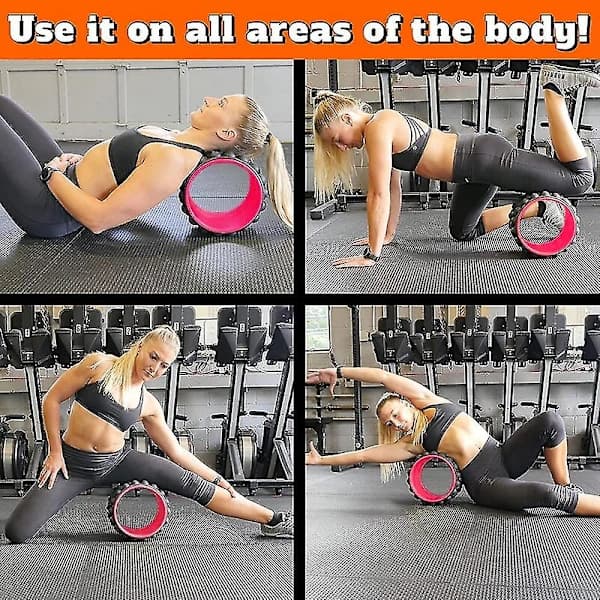 Zk-back+Purple Roller Myofascial Release Trigger Point Yoga Wheel Foam Roller For Treating Back Pain Deep Tissue Massage Exercise