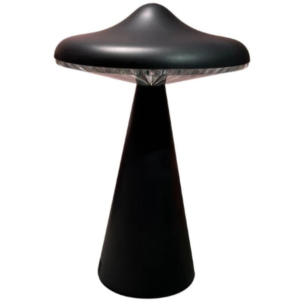 LED Night Light Mushroom Lamp Atmosphere Projection Lamp Decoration Bedside Lamp Bedroom Table Lamp Black