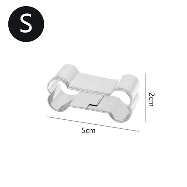 Sæt med 4 dele importeret rustfrit stål til kiks eller slik