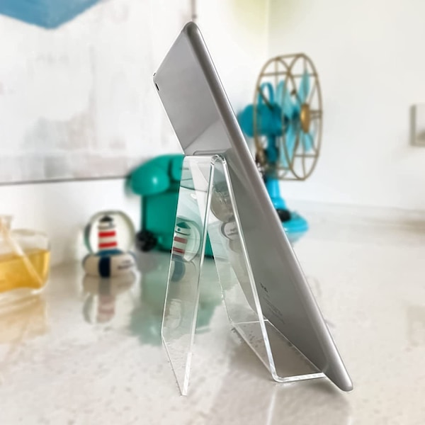 5-pack Akryl Bokstöd, Transparent Bokdisplayställ