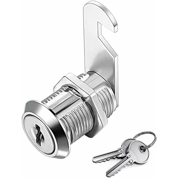 Cylinder knastlås til skabsdør postkasse skuffe 30mm
