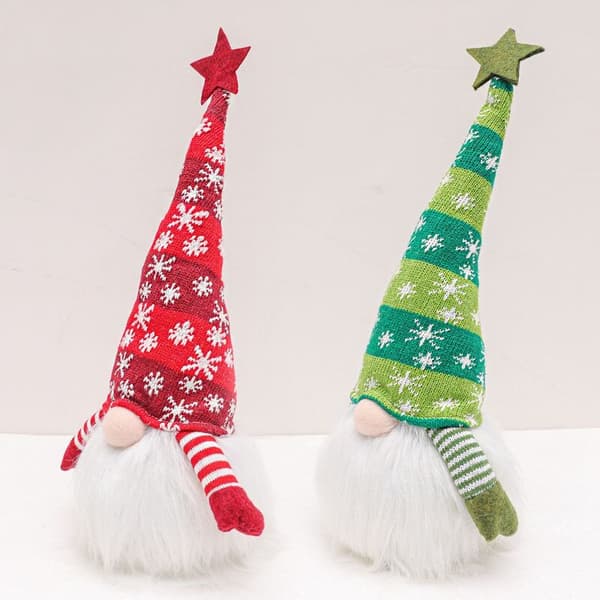 Christmas Decoration Shiny Plush Doll Ornaments An-Green Decorations