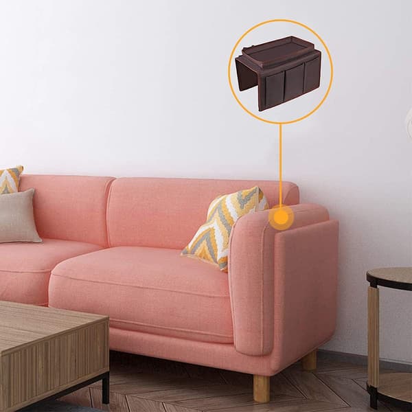 *Armlæns Organizer Sofa Opbevaringsrem Bakke Telefon Maga*