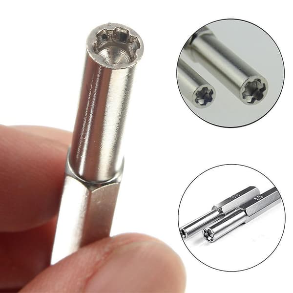 Säkerhetsskruvmejselbits 3,8 mm 4,5 mm Säkerhetsbits för spel