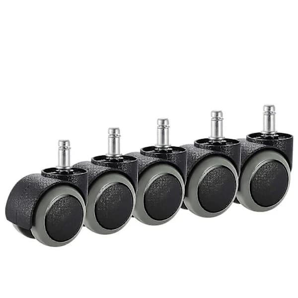 Kontorstolshjul, 5-pak, Passer til IKEA stol (10mm x 22mm) Tunga-FA-