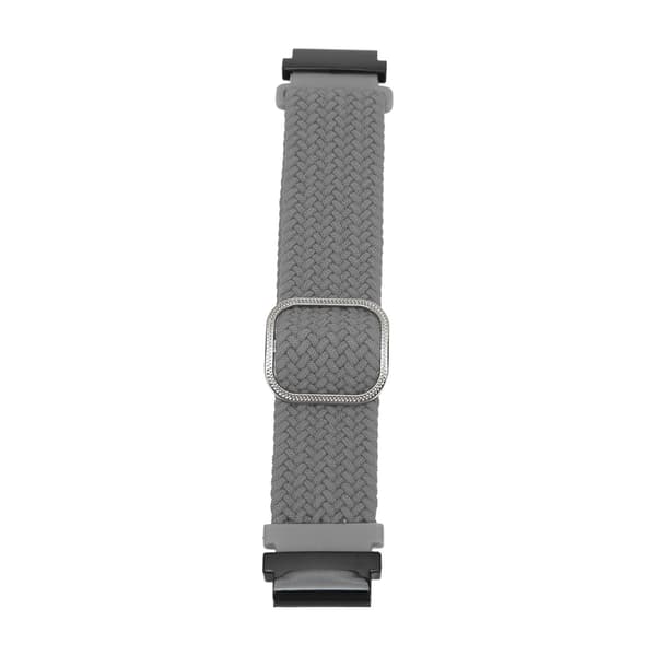 Urrem vævet nylon justerbar urrem til Garmin Fenix ​​7S 6S 5S grå
