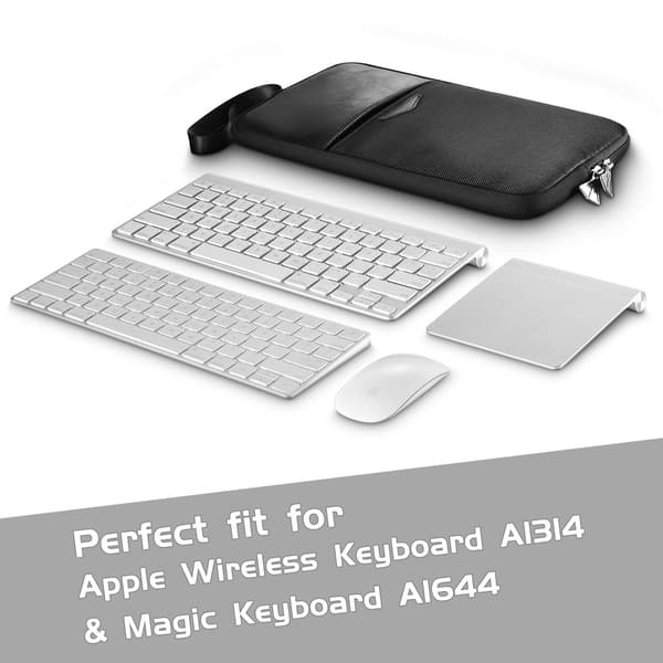 Universal Keyboard Case with Dual Pocket Storage for Keyboards