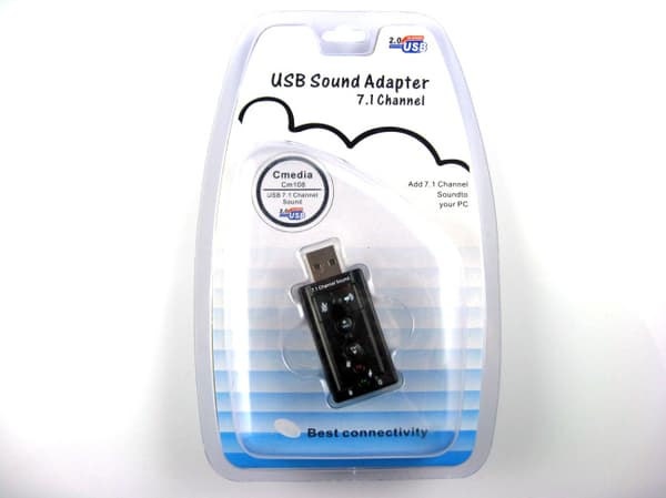 Bærbar stasjonær USB eksternt 7.1 frittstående lydkort datamaskin