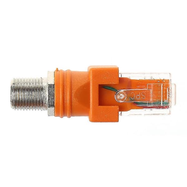 F hunn til RJ45 hann koaksial tynnadapter RJ45 til RF-kontaktkonverter