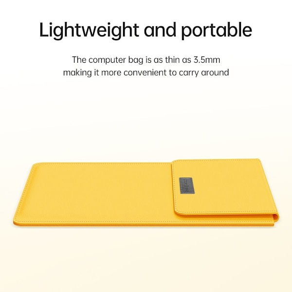 Laptopväska Notebookfodral GUL 15.4 15.6 16 TUM 15.4 gul yellow 15.4 15.6 16inch-15.4 15.6 16inch