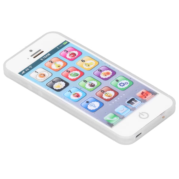 Russian Kids Learning Machine Music Simulation Mobile Phone Educational Toy Children Gift Russian White