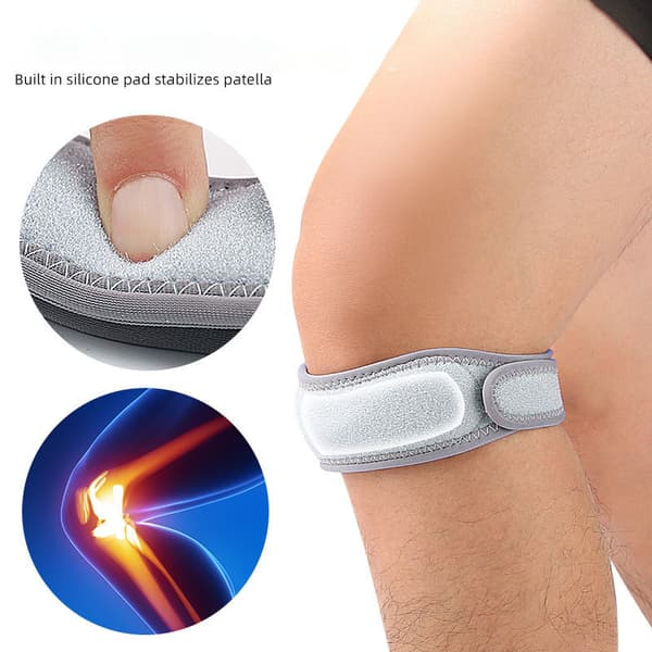 Patella-polvihihna (pari) - Tuki ja vakaus Harmaa Harmaa Grey