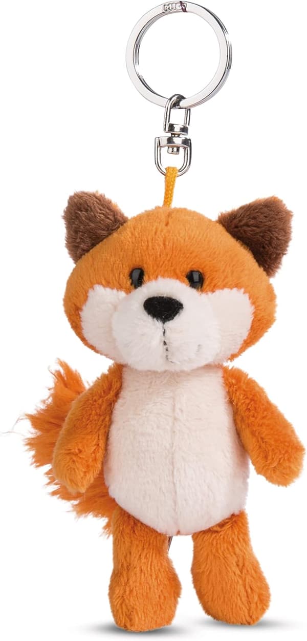 10 cm Orange-Bæredygtig Ledsager Kæledyr Vedhæng Nøglesnor, Ring & Nøgleholder