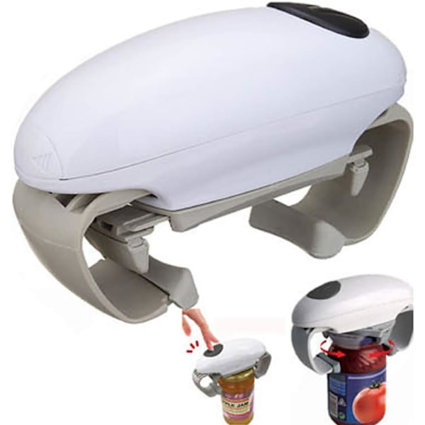 Automatic Can Opener, One-Touch Can Opener Kitchen Utensil, Grey