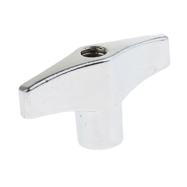 Lättmonterade vingmuttrar för cymbalstativ, 6 mm hål, 6-delat set