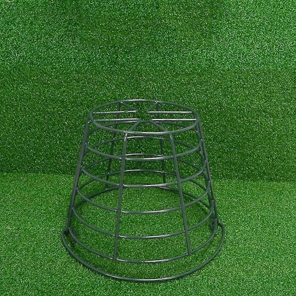 Golfkurv i rustfrit stål Golf Range Kurv Golfboldbeholder Boldbeholder Holder Rummer 50 bolde - Sort