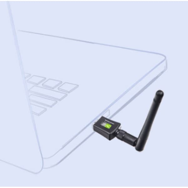 Driverfritt nettverkskort 2.4G/5.8G WiFi-mottaker/sender