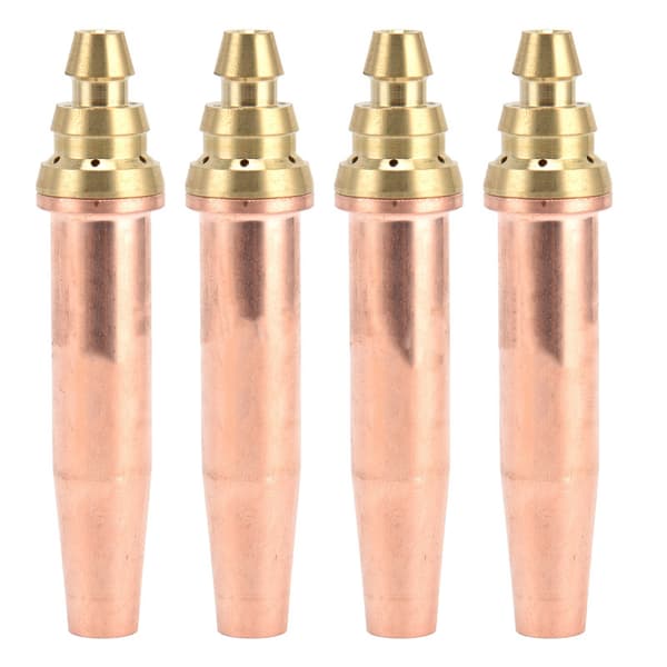 4 Pcs Propane Cutting Torch Tips High Temperature Resistance Fast Cutting Isobaric Cutting Nozzle1#
