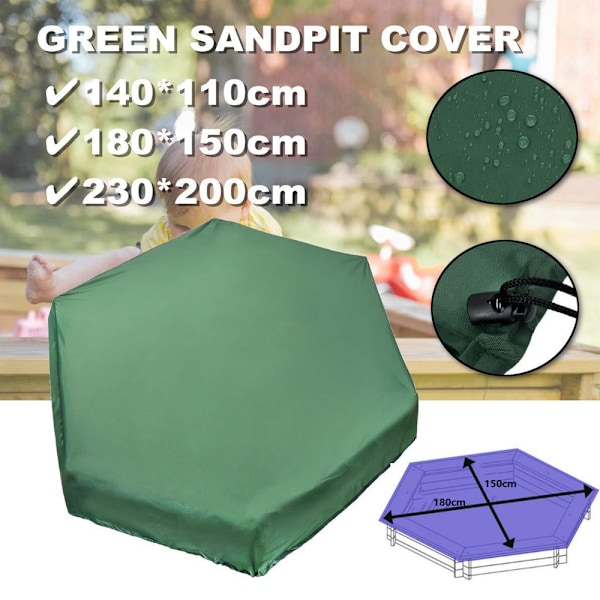Waterproof Dustproof Sandbox Cover with Drawstring, Sandbox Cover