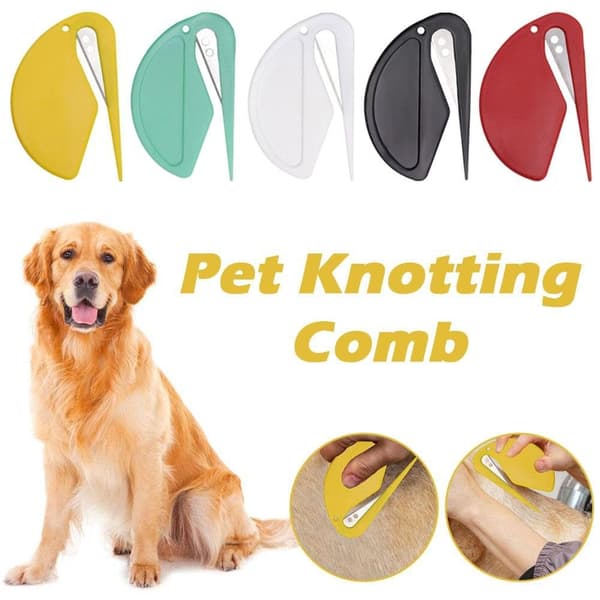 Effective & Painless Pet Grooming Dematting Comb - Perfect for Pets