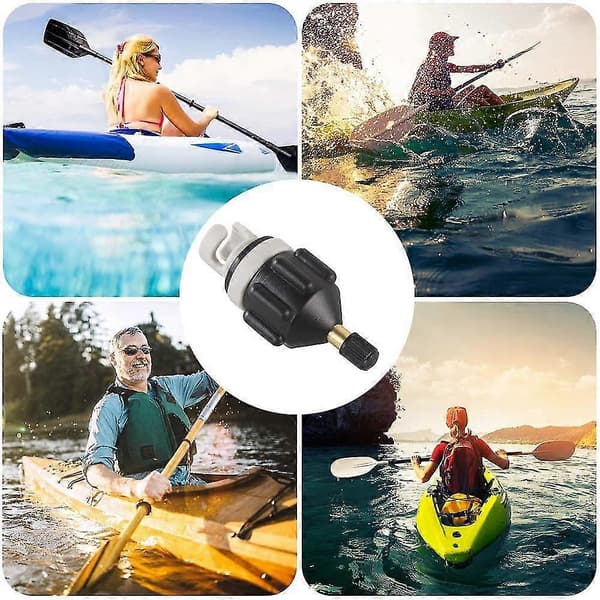 SUP Adapter Konventionel Luftpumpe SUP Adapter til Kompressor Luftpumpe Konverter til Kano Kajak Paddle Board Oppustelig Båd Standardventil Adapter Bl