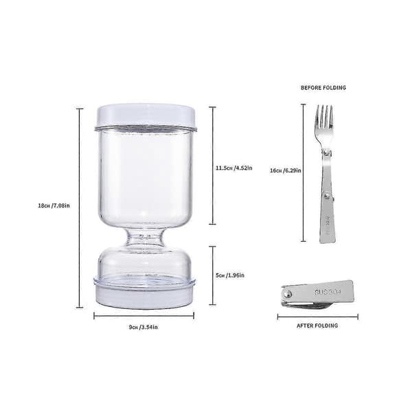 Pickle Container Jar Easy Separation Leak-Proof Lid Canned Pears Olives Pickled Cucumber