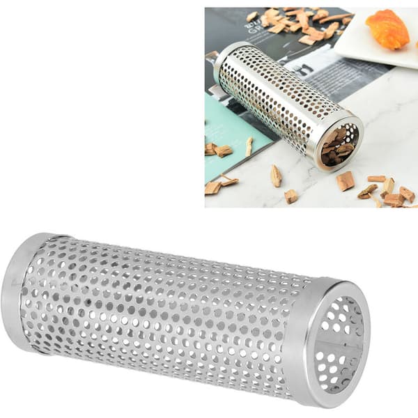 Pyöreä irrotettava suuren kapasiteetin hedelmäpuugrilli pellettipoltin ulkoretkeilyyn 6\" x 2\"
