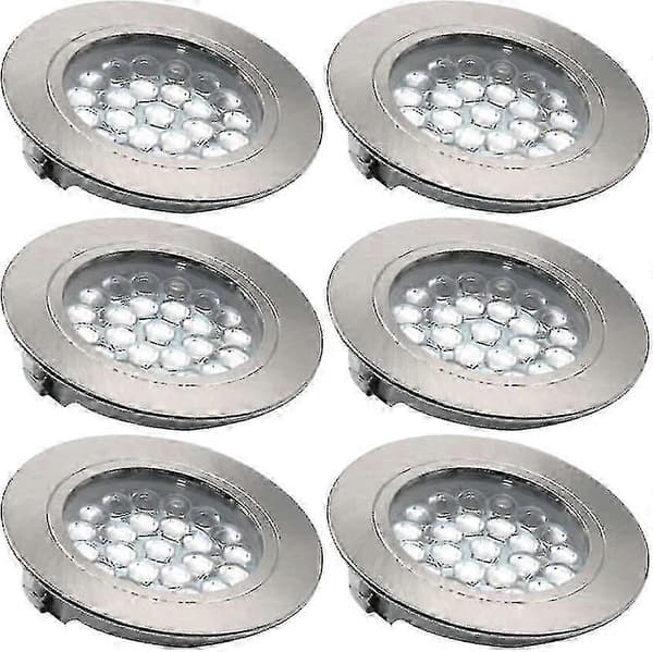 6 stk. LED Indbyggede Downlights, LED Indbyggede Spotlights Loft, Loftlampe Ultratynd