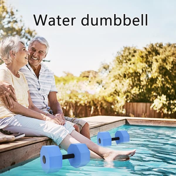 Vattenvikter för pool, träningsmaterial, flytande, bärbar blå - blau