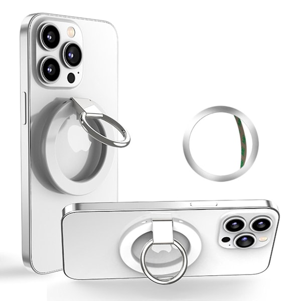 Magnetisk telefonringhållare, justerbart telefonstativ kompatibelt med iPhone 13