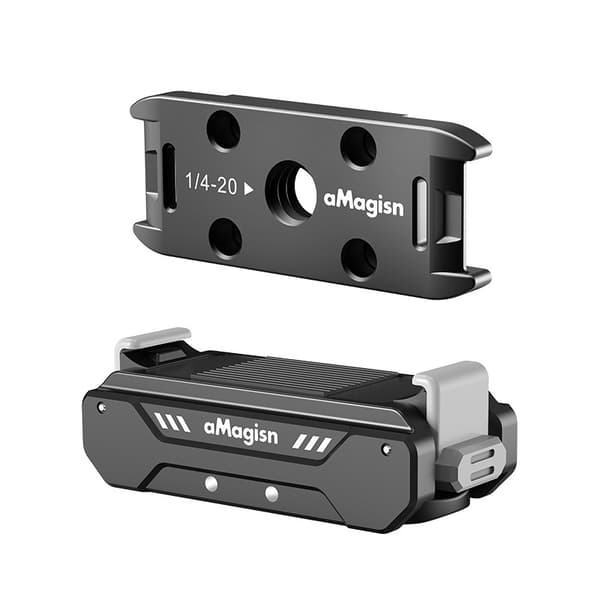 GoPro Quick Release Kit in Aluminum for Hero 12/11/10/9/8/11Mini/MAX - Secure and Quick Release for Your Action Camera