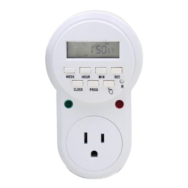 110V US Elektronisk Timeruttak, 7 Dagers Syklisk Uttak med UV Timer