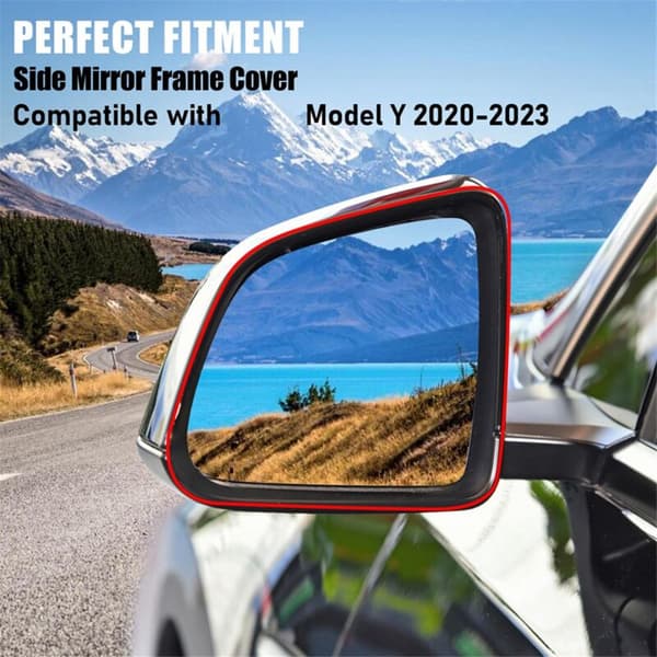 Side Mirror Cover Frame Lower Bracket 8202101 8202201 (Left) for Model Y 2019-2023