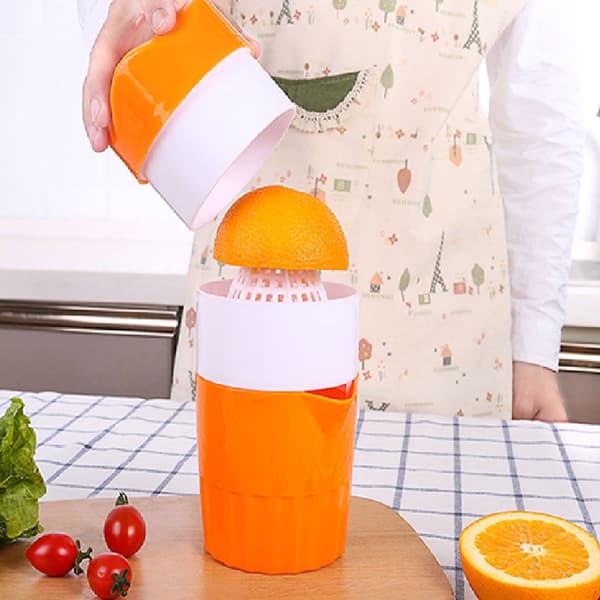 Manuell juicepress för hemmet, juiceflaska, citruspress, handpresskopp